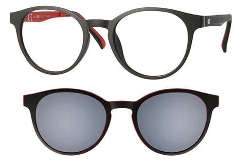 Eyeglasses frame Centro Style Child F028345210000 MATT BLACK/RED - F028345210000 MATT BLACK/RED